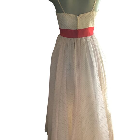 Vintage Mike Benet Formal Sleeveless Pink/ White 12 - Picture 4 of 8